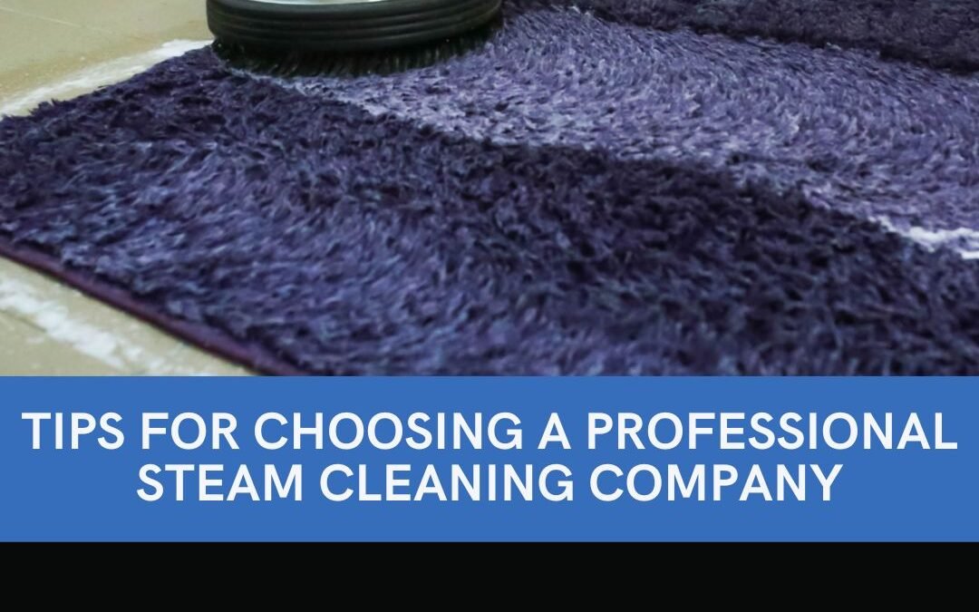 TIPS FOR CHOOSING A PROFESSIONAL STEAM CLEANING COMPANY